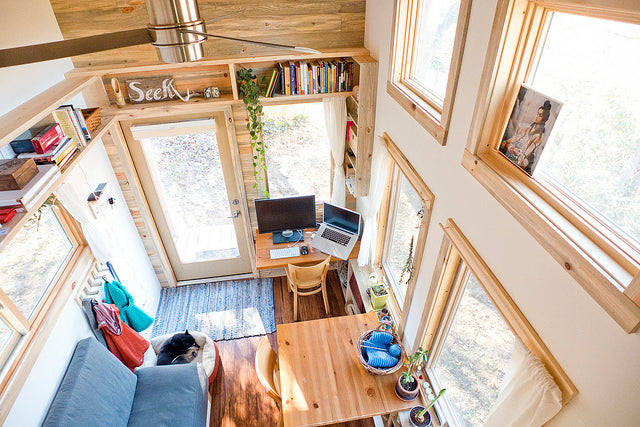 tiny house birds eye view