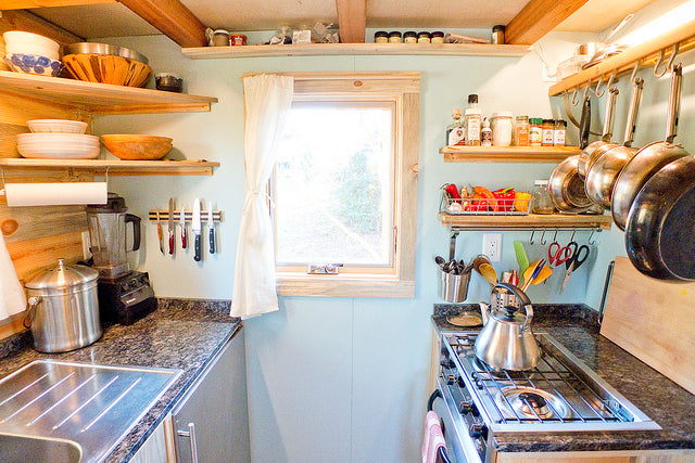 tiny house galley kitchen