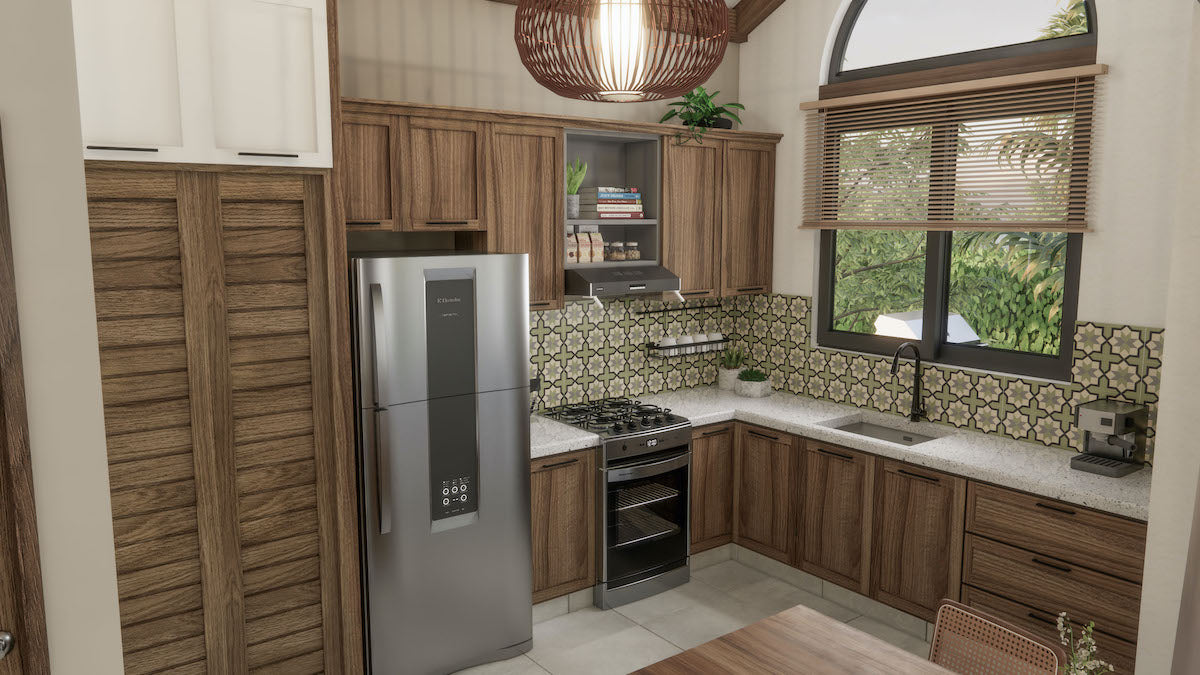 tiny house galician kitchen