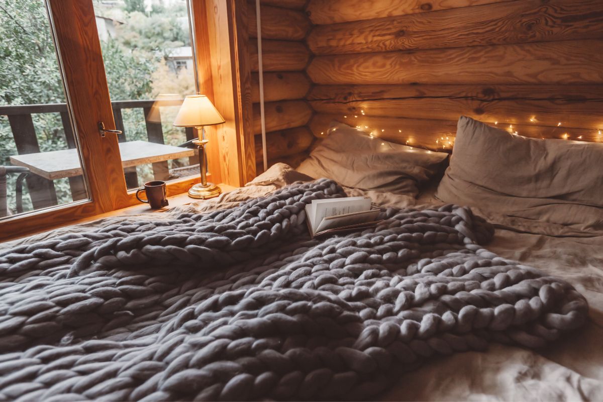 cozy tiny house interior