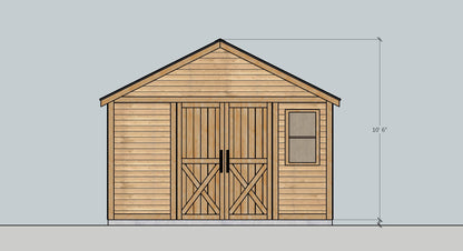 Woodland Storage Shed Outbuilding