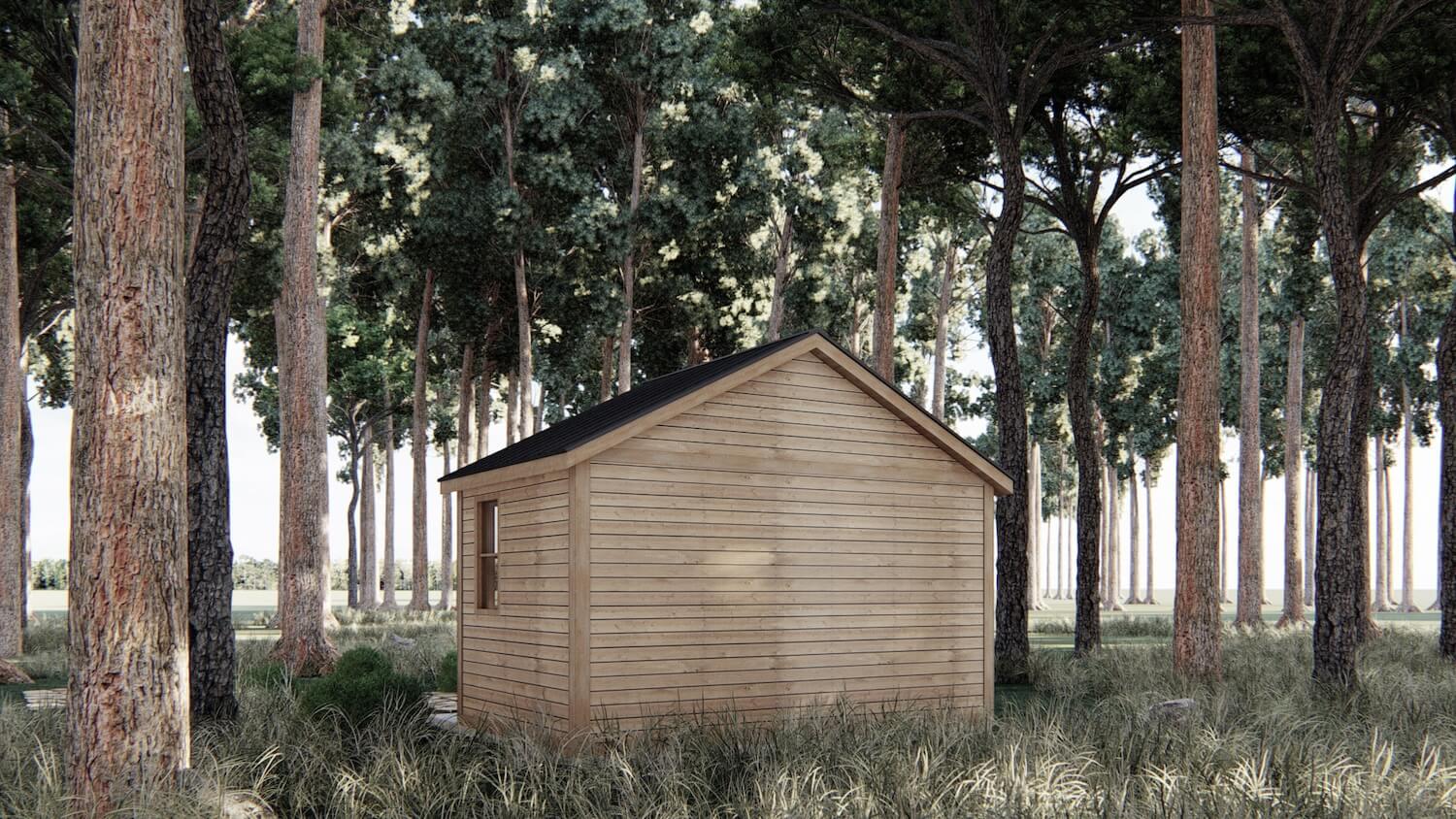 Woodland Storage Shed Outbuilding